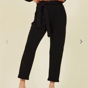 Leze The Label Black Ankle Pants